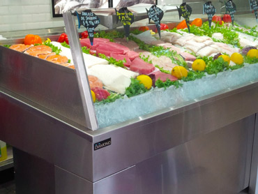 Refrigerated Fish Seafood Display